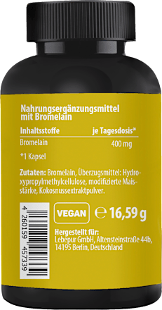 Bromelaïne capsules, 30 stuks