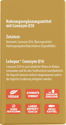 Coenzym Q10 Kapseln 60 St, 36 g