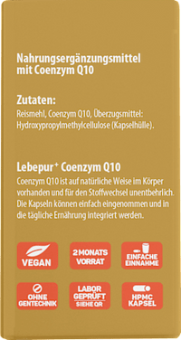 Coenzym Q10 Kapseln 60 St, 36 g