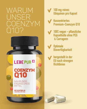 Coenzym Q10 Kapseln 60 St, 36 g