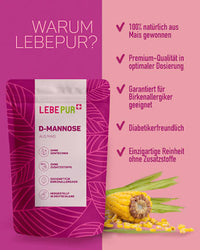 D-Mannose, 80 g Lebepur