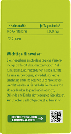 Gerstengras Kapseln 60 St, 37 g