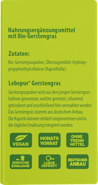 Gerstengras Kapseln 60 St, 37 g