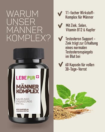 Männer Komplex Kapseln 60 St, 35,5 g