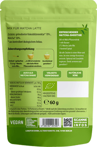 Lebepur Mix für Matcha Latte, 60 g