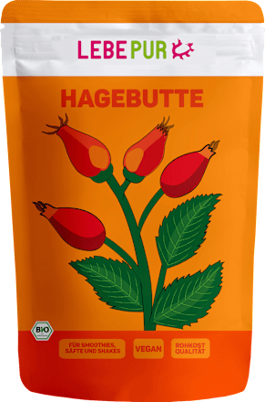 Pflanzenpulver, Hagebutte, 150 g