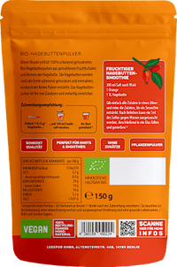 Pflanzenpulver, Hagebutte, 150 g