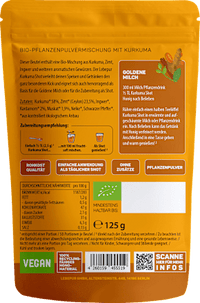 Pflanzenpulver, Kurkuma Shot, 125 g