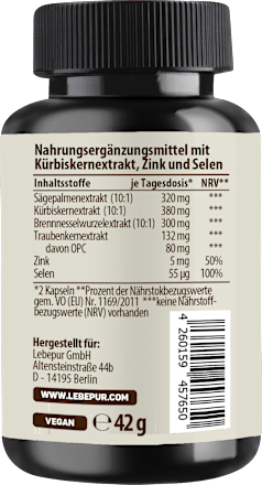 Prostata Komplex Kapseln 60 St, 42 g