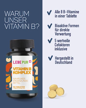 Vitamin B Komplex Tabletten 60 St, 30 g