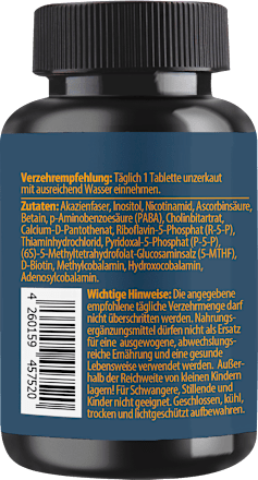 Vitamin B Komplex Tabletten 60 St, 30 g