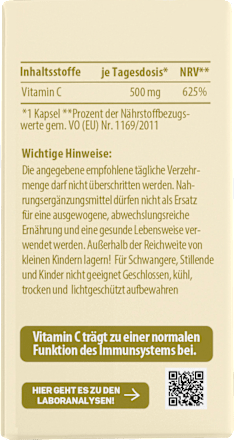 Vitamin C Kapseln 30 St, 21 g