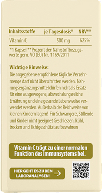 Vitamin C Kapseln 30 St, 21 g