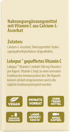 Vitamin C Kapseln 30 St, 21 g
