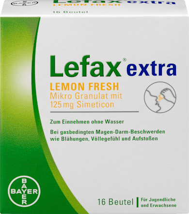 Lefax Extra Lemon Fresh Granulat, 16 St