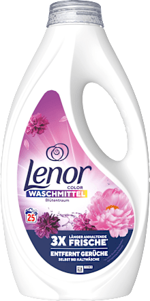 Colorwaschmittel flüssig Amethyst Blütentraum, 25 Wl Lenor