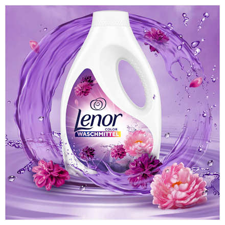 Colorwaschmittel flüssig Amethyst Blütentraum, 25 Wl Lenor
