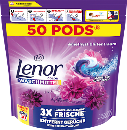 Colorwaschmittel Pods Blütentraum, 50 Wl