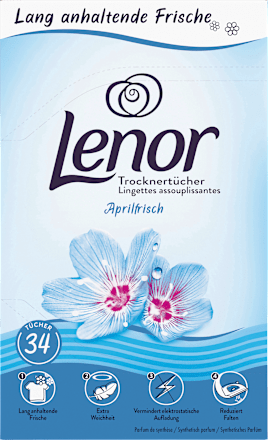Droogtrommeldoekjes Aprilfrisch, 34 stuks