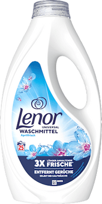 Vollwaschmittel Aprilfrisch flüssig, 25 Wl Lenor