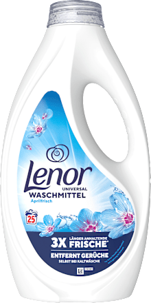Vollwaschmittel Aprilfrisch flüssig, 25 Wl Lenor
