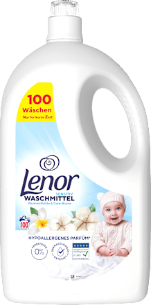 Vollwaschmittel flüssig sensitiv, 100 Wl Lenor