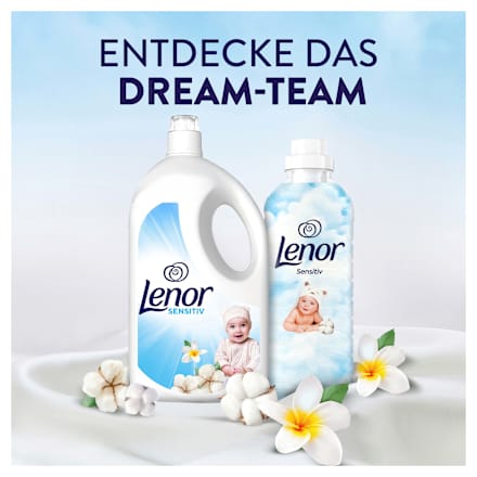 Vollwaschmittel flüssig sensitiv, 100 Wl Lenor