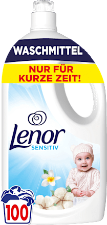Vollwaschmittel flüssig sensitiv, 100 Wl Lenor
