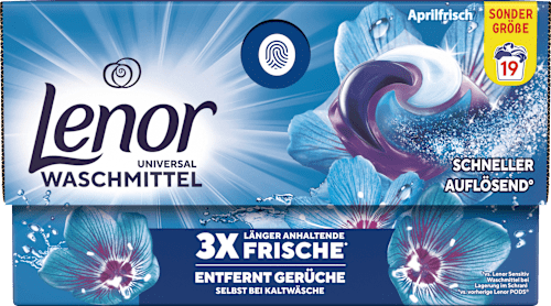 Vollwaschmittel Pods Aprilfrisch, 19 Wl