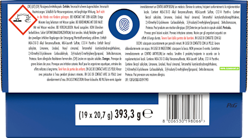 Vollwaschmittel Pods Aprilfrisch, 19 Wl
