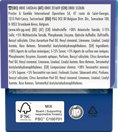 Vollwaschmittel Pods Aprilfrisch, 19 Wl