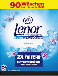 Vollwaschmittel Pulver Aprilfrisch, 90 Wl Lenor