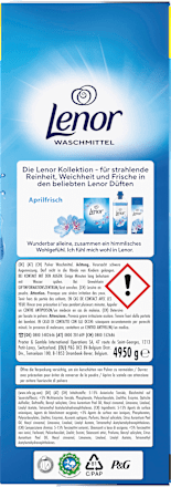 Vollwaschmittel Pulver Aprilfrisch, 90 Wl Lenor