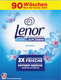 Vollwaschmittel Pulver Aprilfrisch, 90 Wl Lenor