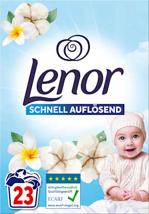 Vollwaschmittel Pulver Sensitiv, 23 Wl Lenor