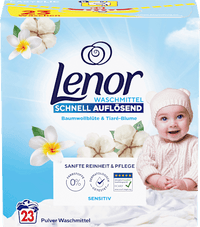 Vollwaschmittel Pulver Sensitiv, 23 Wl Lenor