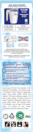 Vollwaschmittel Pulver Sensitiv, 23 Wl