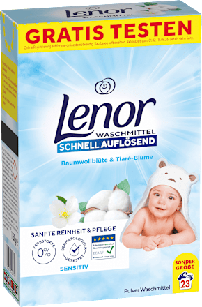 Vollwaschmittel Pulver Sensitiv, 23 Wl
