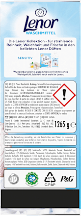 Vollwaschmittel Pulver Sensitiv, 23 Wl Lenor