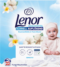 Vollwaschmittel Pulver Sensitiv, 23 Wl Lenor