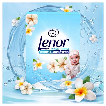 Vollwaschmittel Pulver Sensitiv, 23 Wl Lenor