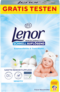 Vollwaschmittel Pulver Sensitiv, 23 Wl