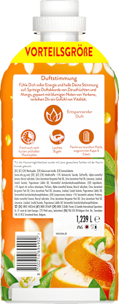 Weichspüler Orange & Verbene 59WL, 1,239 l Lenor