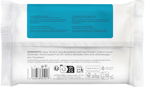 Vochtige toiletdoekjes, 60 stuks