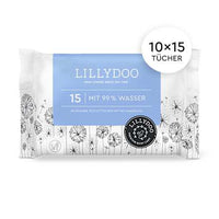 Vochtige doekjes 99% water (10x15 stuks), 150 stuks