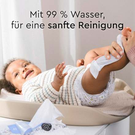 Feuchttücher 99% Wasser (15x60 St), 900 St