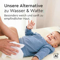 Feuchttücher mit 99% Wasser, Reisegröße, 15 St