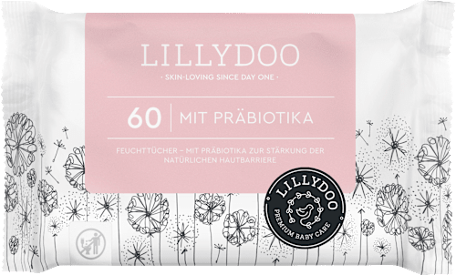 Vochtige doekjes met prebiotica, 60 stuks