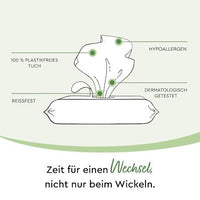 Vochtige doekjes groen (15 x 60 stuks), 900 stuks