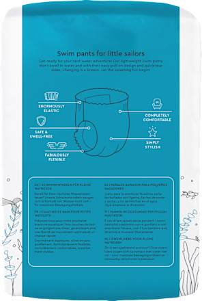 Zwemluiers maat L (14+ kg), 17 stuks
